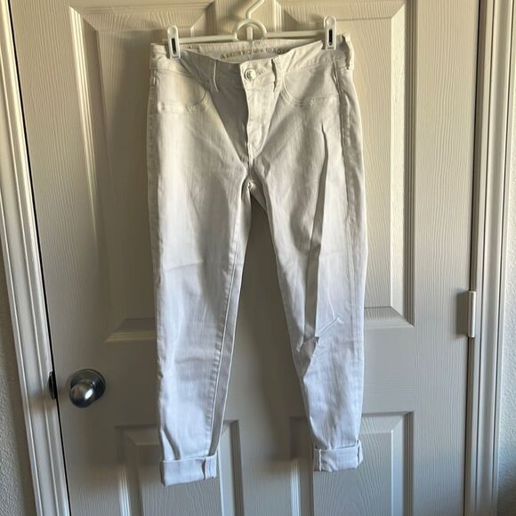 American Eagle White Skinny Jeans - Picture 1 of 7